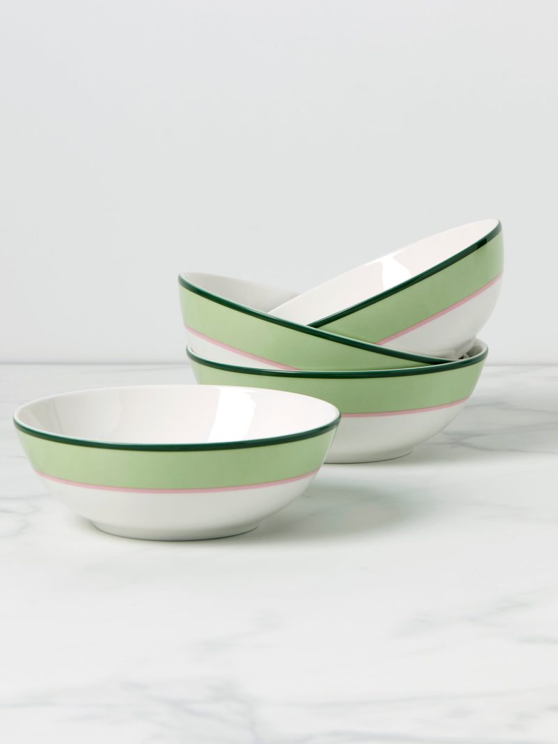 Make It Pop All-Purpose Bowls - Set of 4 - Green/Pink